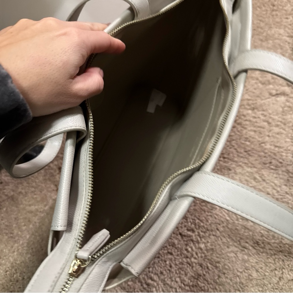 Valentino by Mario Valentino gray shoulder bag Authentic 🌟 - Picture 9 of 16
